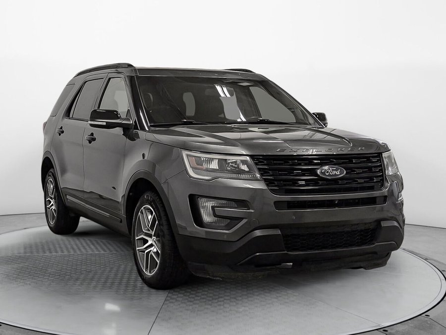 Ford EXPLORER 4WD Sport 3.5 L EcoBoost 6 Places Toit Ouvrant 2016 Argent