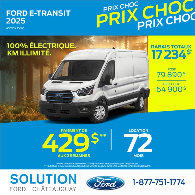Solution ford promo avril E TRANSIT 2025 FR