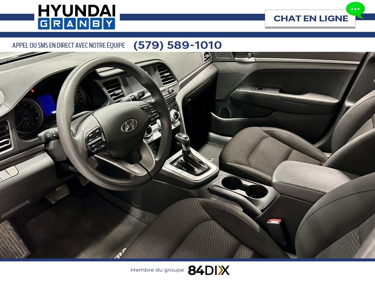 Hyundai Elantra 2020 Blanc Granby - photo #10