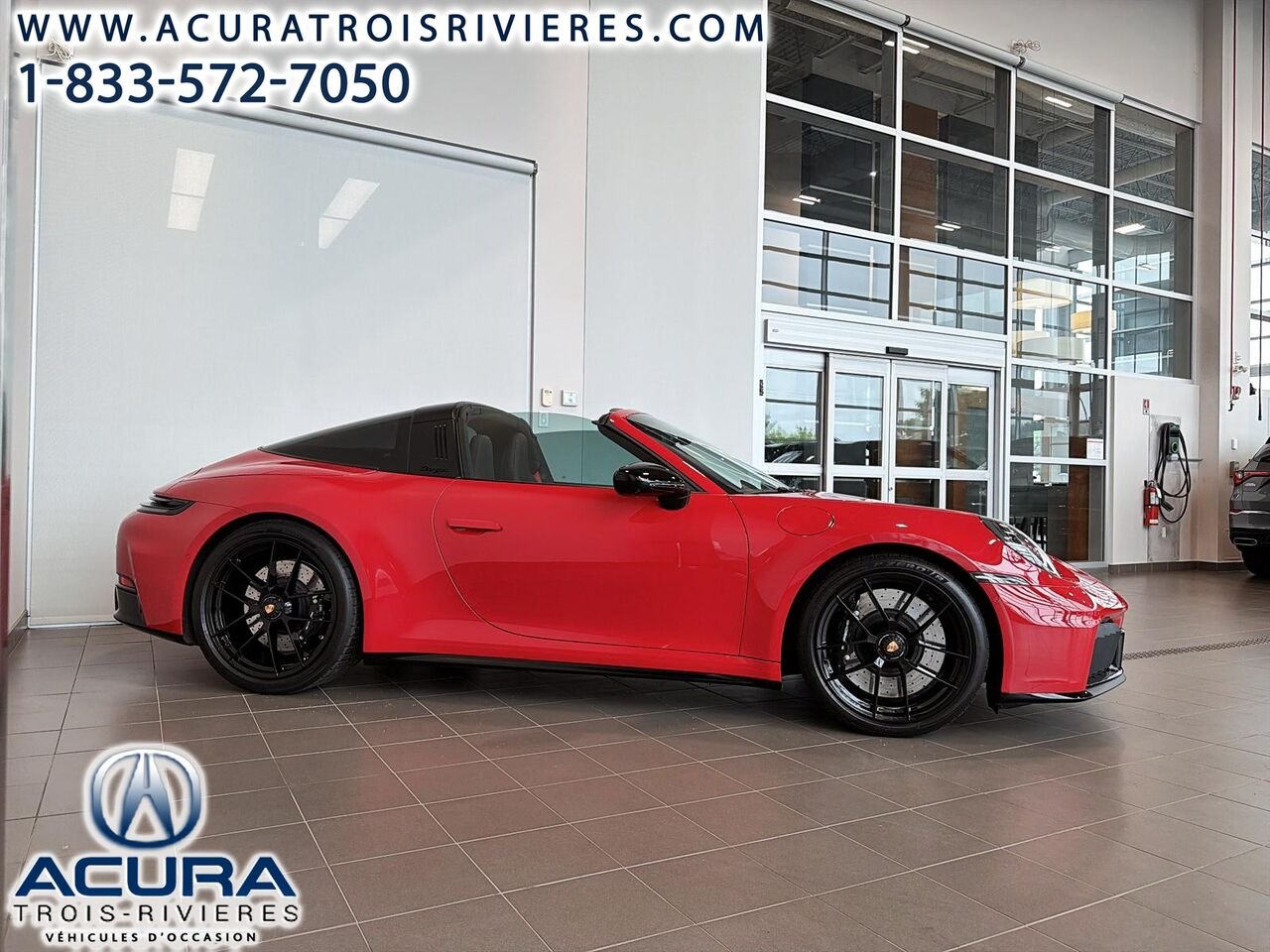 2026 Porsche 911 TARGA 4 GTS T-HYBRID Red Trois-Rivières - photo #4