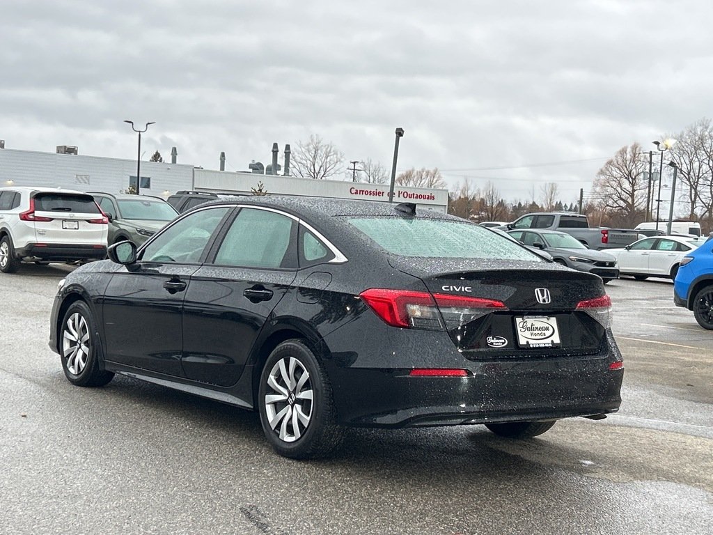 Honda Civic Sedan LX 2023 Noir Gatineau - photo #3