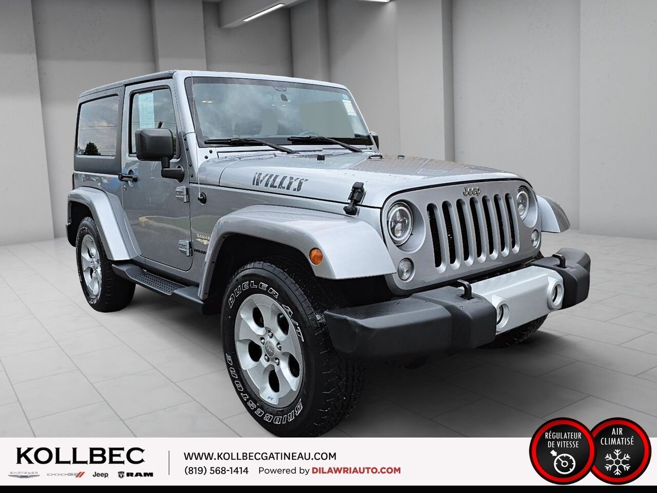 JEEP WRANGLER 26292 | Sahara 4x4 2015 Argent Gatineau - photo #11