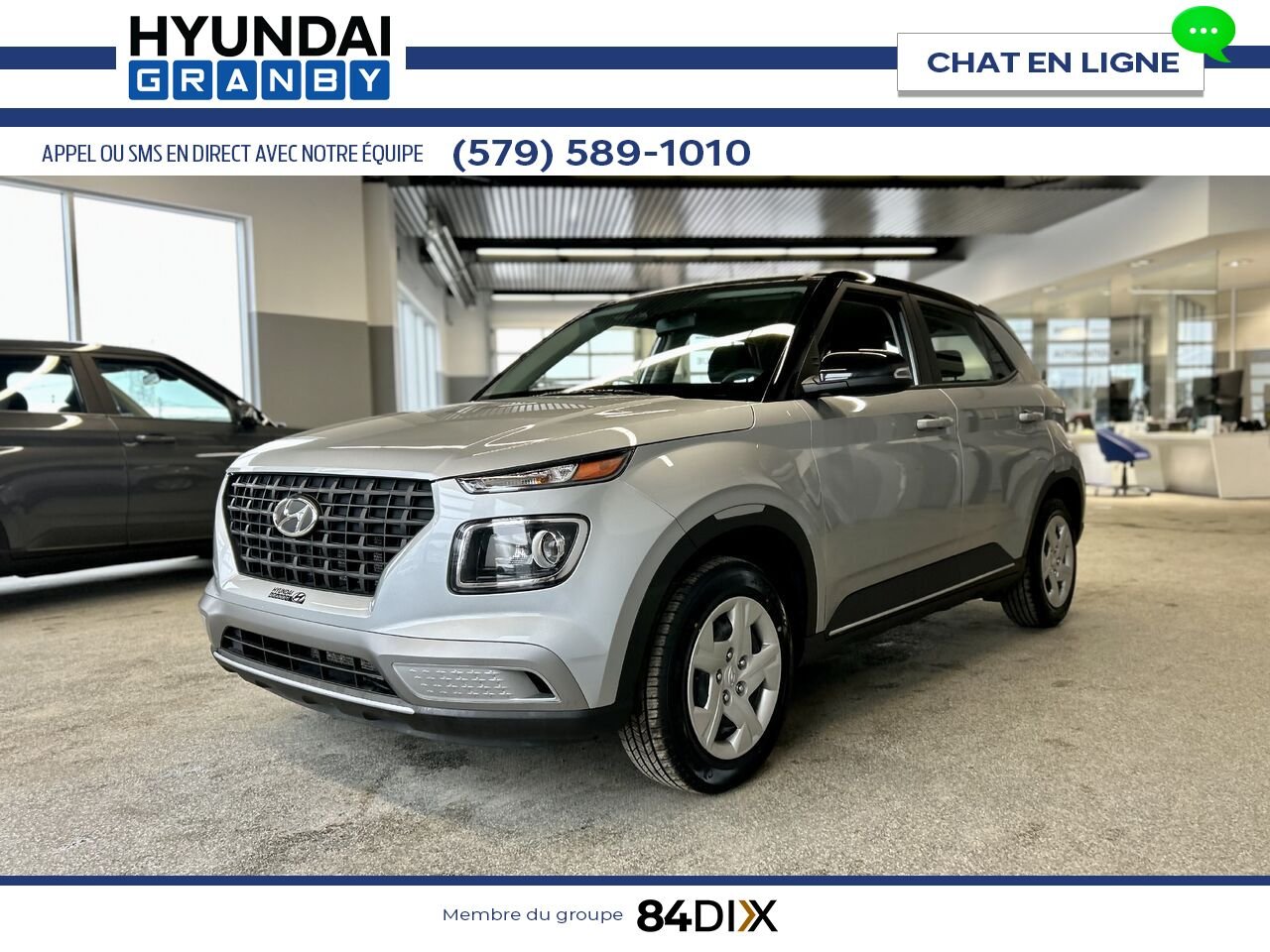 2023 Hyundai Venue Grey Granby - photo #3