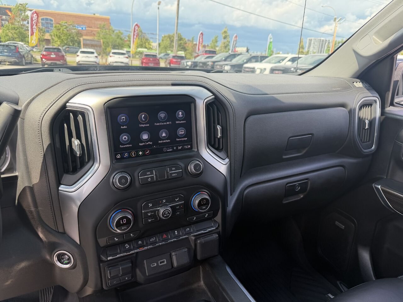 CHEVROLET SILVERADO 1500 RST RST cabine multiplace 4RM 157 po 2021 Noir Gatineau - photo #5