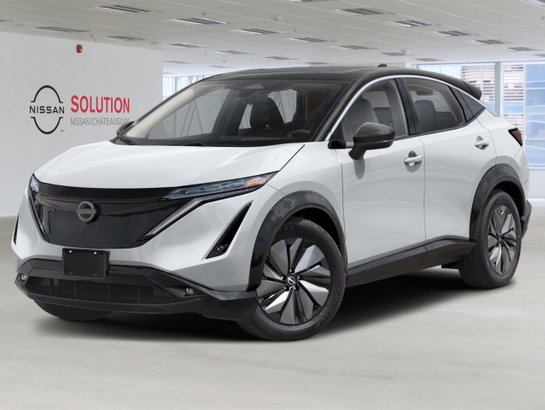 2026 NISSAN ARIYA 2026 Everest White Pearl Tricoat/Black Diamond Pearl