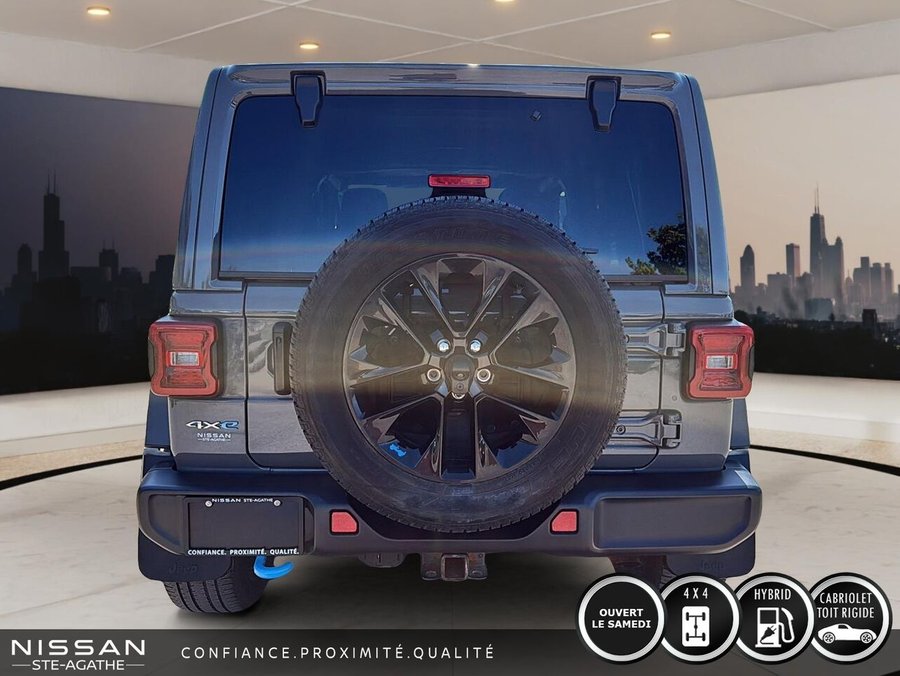 Jeep Wrangler 4xe Unlimited Sahara 4x4 2022 Gris