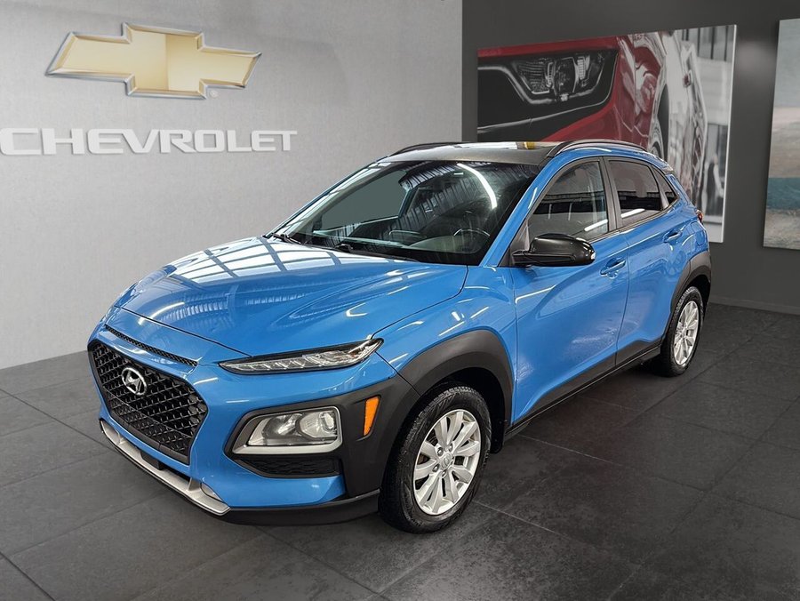 Hyundai KONA LUXURY + GARANTIE DISPONIBLE TOIT OUVRANT + 1-2-3 CHANCE AU CREDIT 2020 Bleu