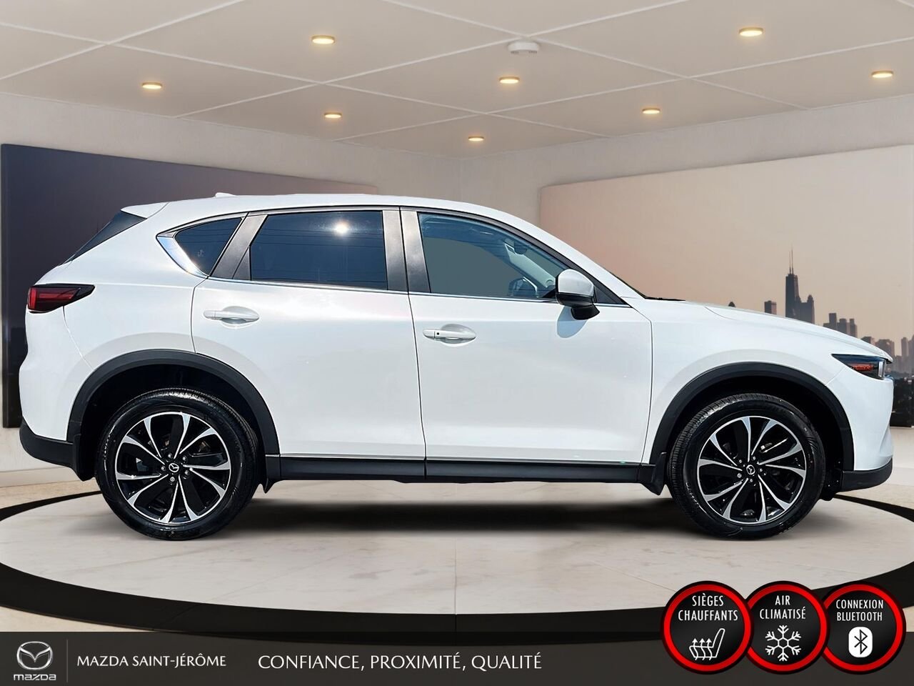 2023 Mazda CX-5 White Ste-Agathe des Monts - photo #4