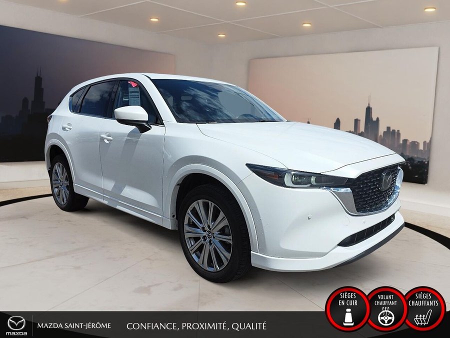 Mazda CX-5 Signature | AWD | TOIT OUVRANT | CUIR | 2022 Blanc