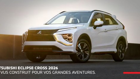 Mitsubishi Eclipse Cross 2026 à Gatineau – Style, Performance et Technologie Avancée