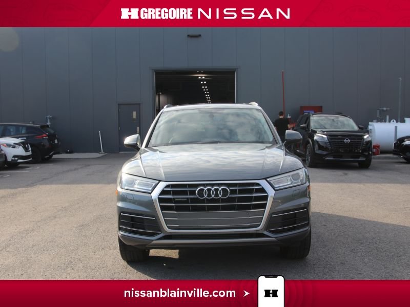 Audi Q5 BA6173 | PROGRESSIV TFSI BLUETOOTH BANCS CHAUFFANTS CUIR CA 2018 Gris Laval - photo #1