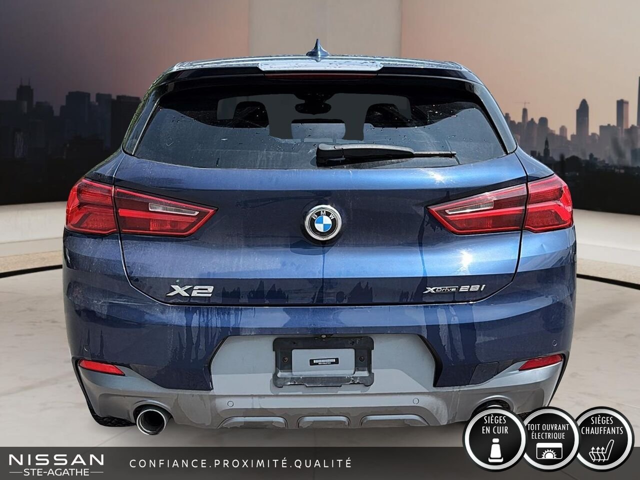 BMW X2 2020 Bleu Ste-Agathe des Monts - photo #3