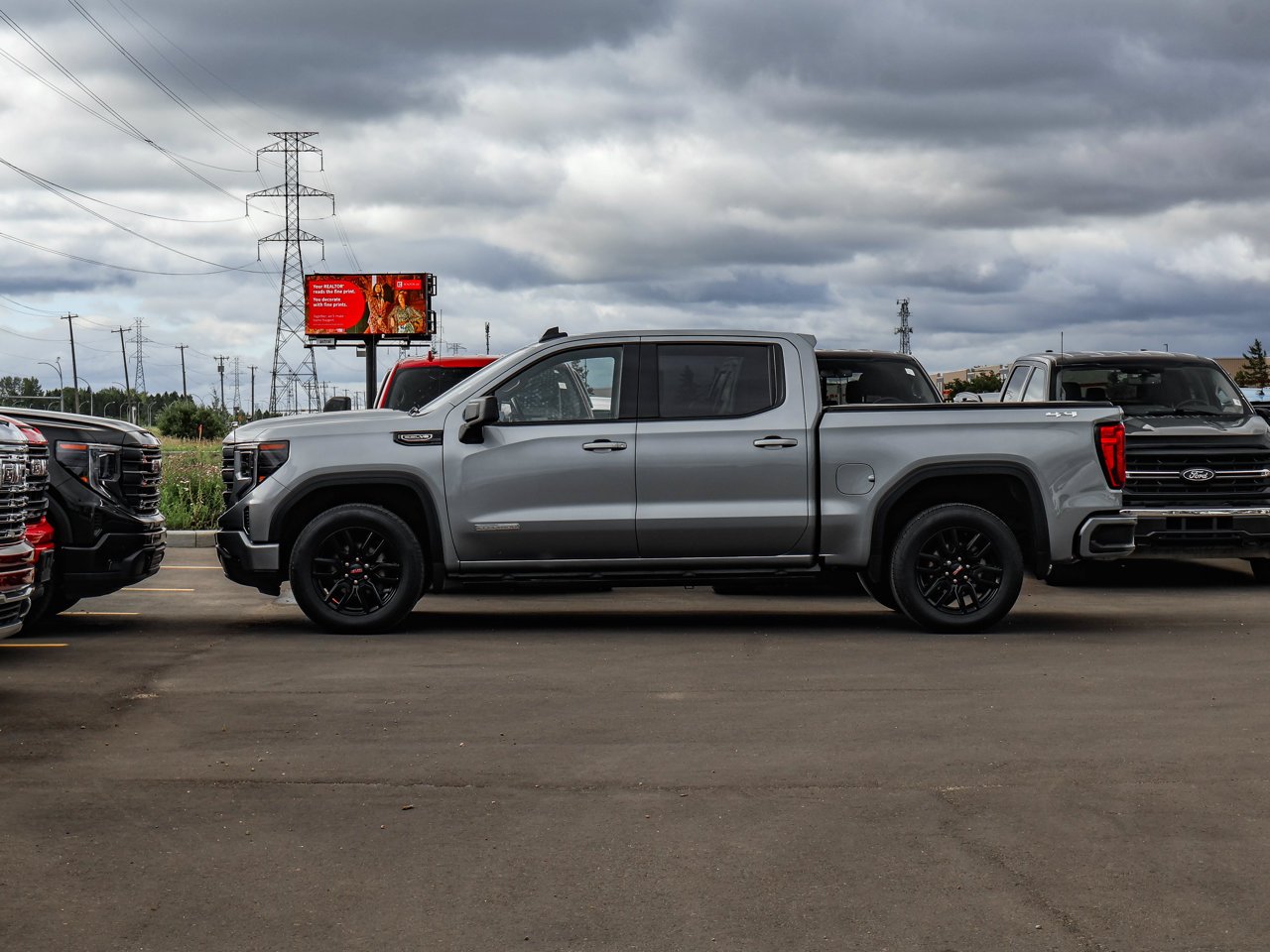 2024 GMC Sierra 1500 4WD Crew Cab 147 Elevation Grey Sherwood Park - photo #4