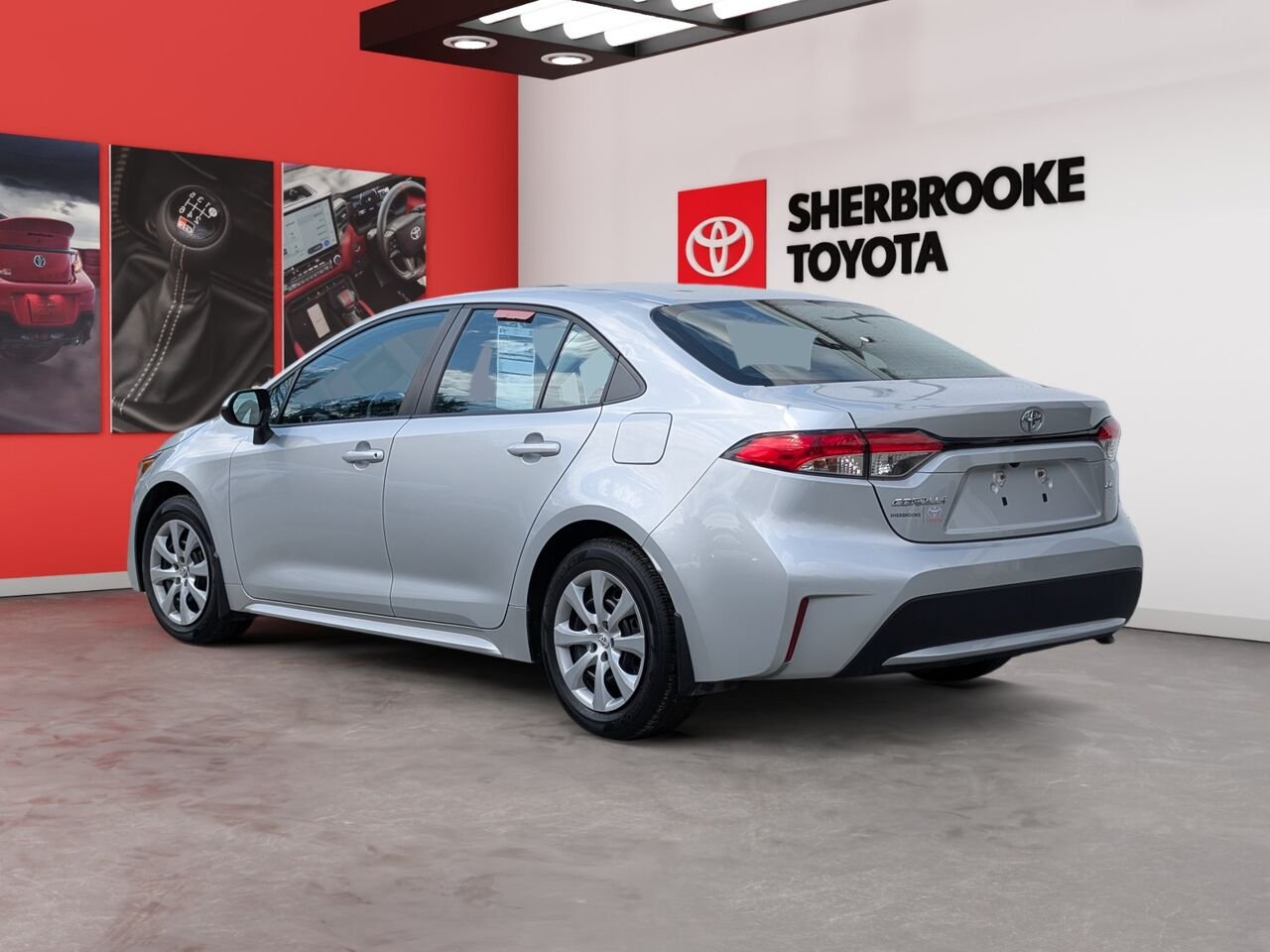 Toyota Corolla LE/SIÈGES CHAUFFANTS/CAMÉRA DE RECUL/BLUETOOTH/AC/ 2021 Argent Sherbrooke - photo #4