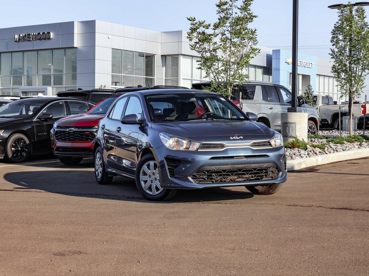 2022 Kia Rio 5-door LX+ IVT Blue Sherwood Park - photo #1