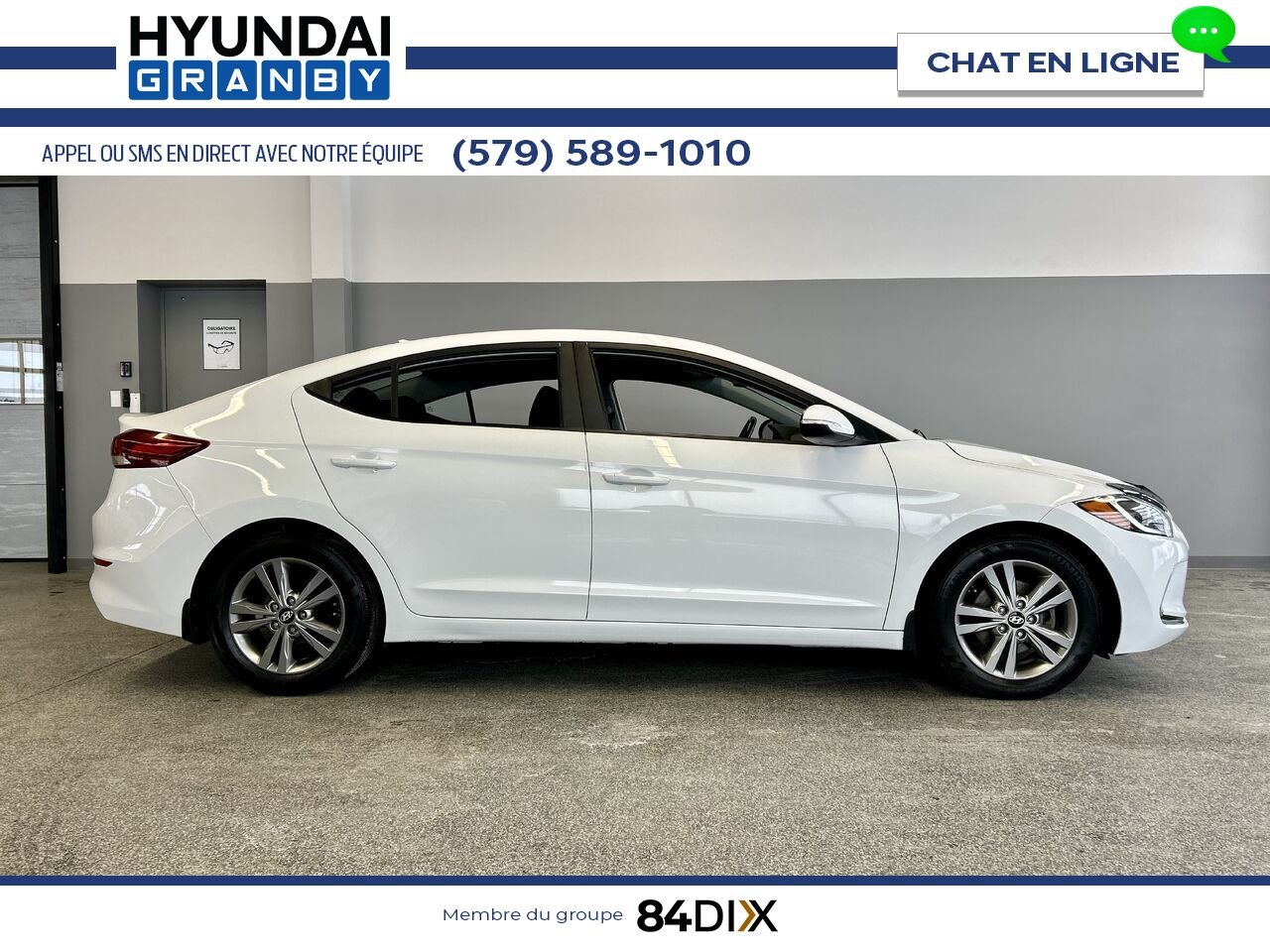 2018 Hyundai Elantra White Granby - photo #7