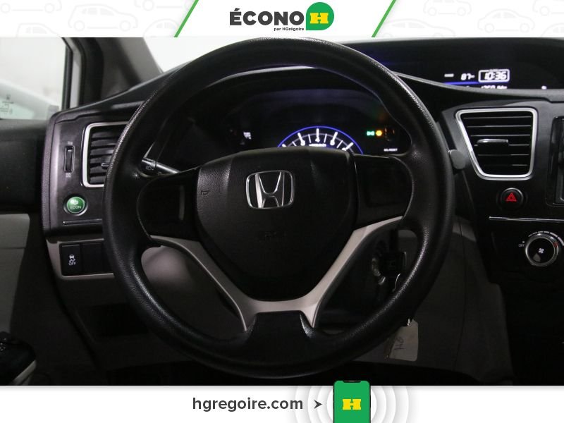 2014 Honda Civic White Blainville - photo #14