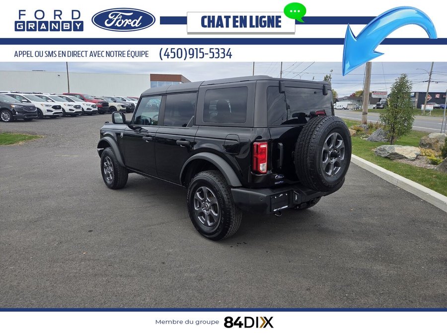 Ford Bronco Big Bend 4 portes 4x4 2023 Noir