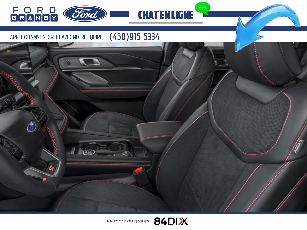 Ford Explorer 2026 Noir agate métallisé Granby - photo #7