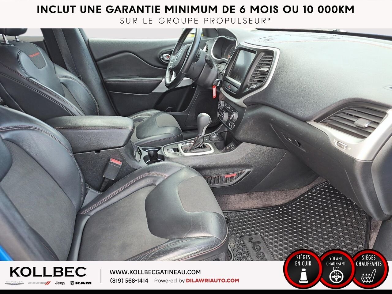 2018 JEEP CHEROKEE 24121 | Trailhawk 4x4 Blue Gatineau - photo #18