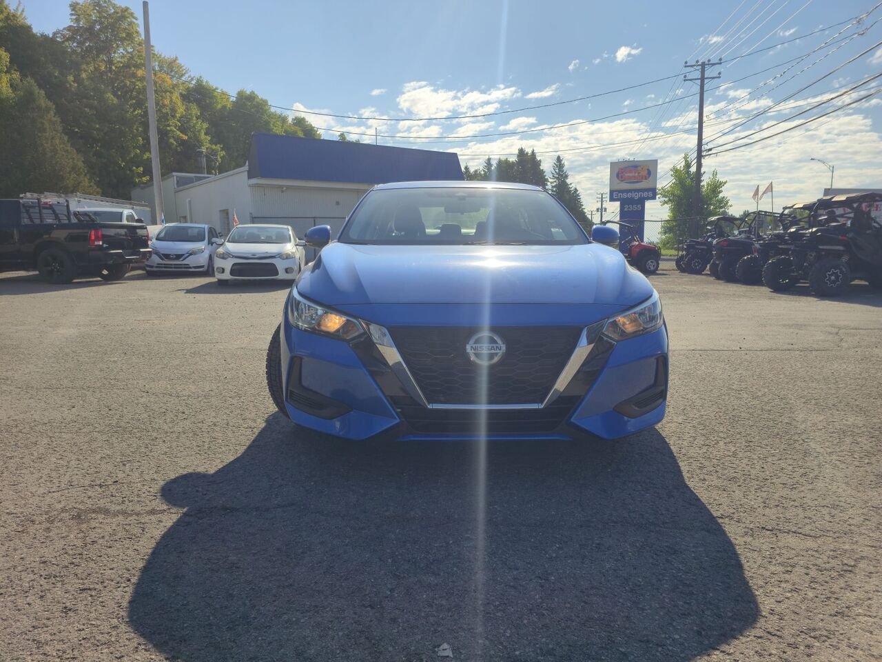 2020 Nissan Sentra Blue  - photo #4