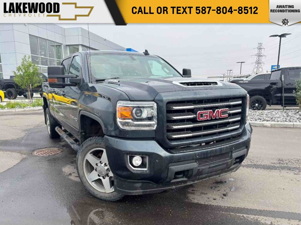 2019 GMC Sierra 2500HD 4WD Crew Cab 153.7 SLT Grey Sherwood Park - photo #0