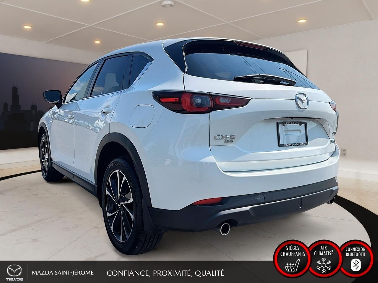 2023 Mazda CX-5 White Ste-Agathe des Monts - photo #9