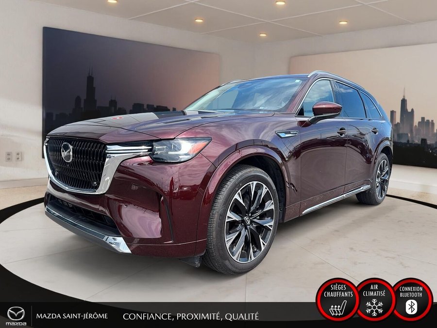 2025 Mazda CX-90 hybride léger Signature | TOIT OUVRANT | CAMÉRA 360 | Red