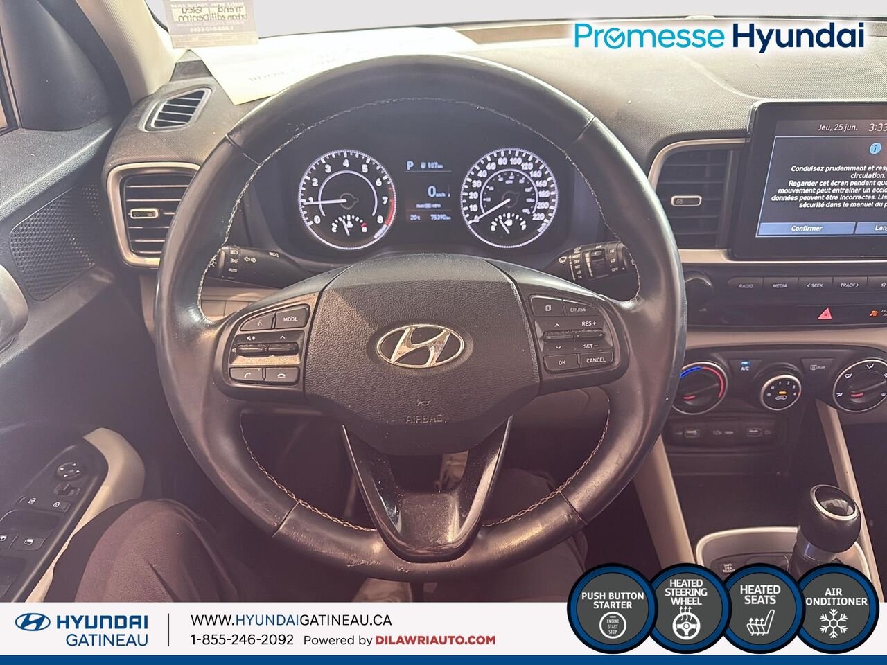 2022 Hyundai Venue Blue Gatineau - photo #9