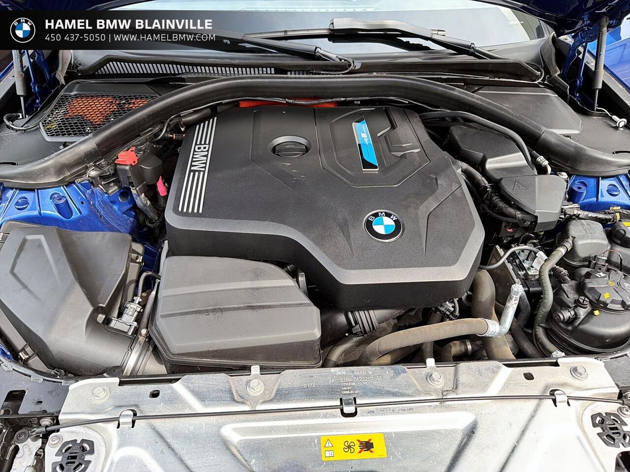 2022 BMW 3 Series 330e xDrive hybride rechargeable Blue Blainville - photo #7
