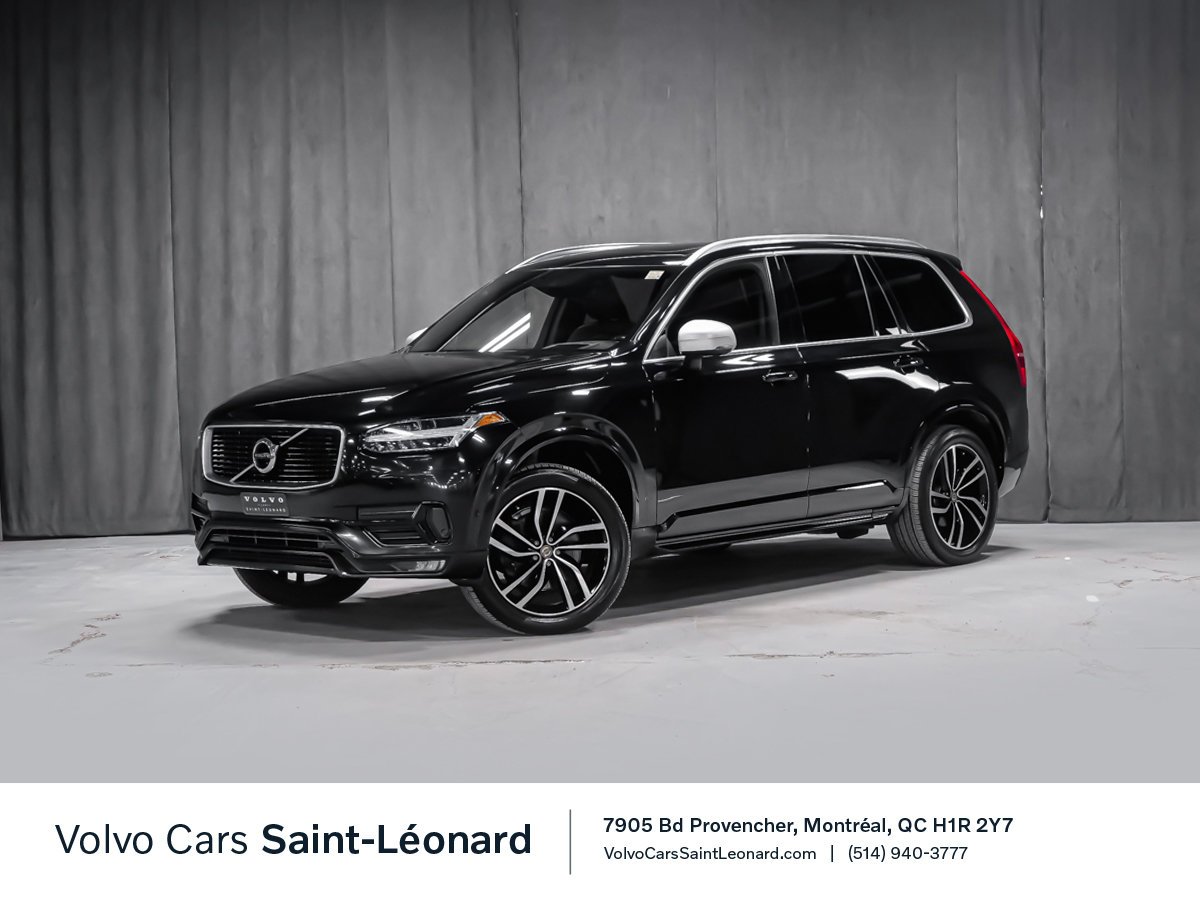 Volvo XC90 T6 R-DESIGN CONVENIENCE AFFICH. TÊTE HAUTE POLESTAR OPTIMISATION 2017 Noir Montréal - photo #0