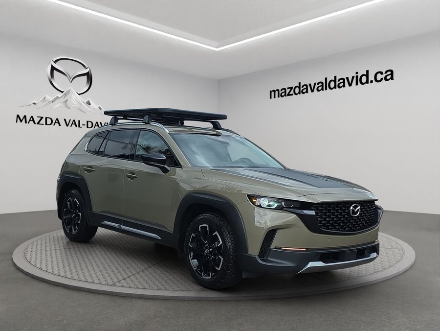 Mazda CX-50 GT TI avec moteur turbo, Toit ouvrant panoramique, Apple carplay, Sièges en cuir 2023 Vert