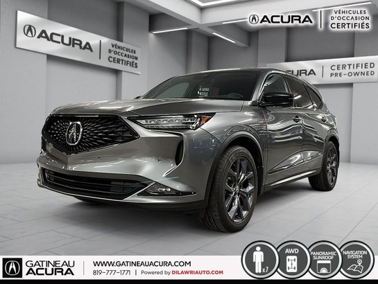 Acura MDX *** UN PROPRIO + CLEAN CARFAX *** 2023 Gris