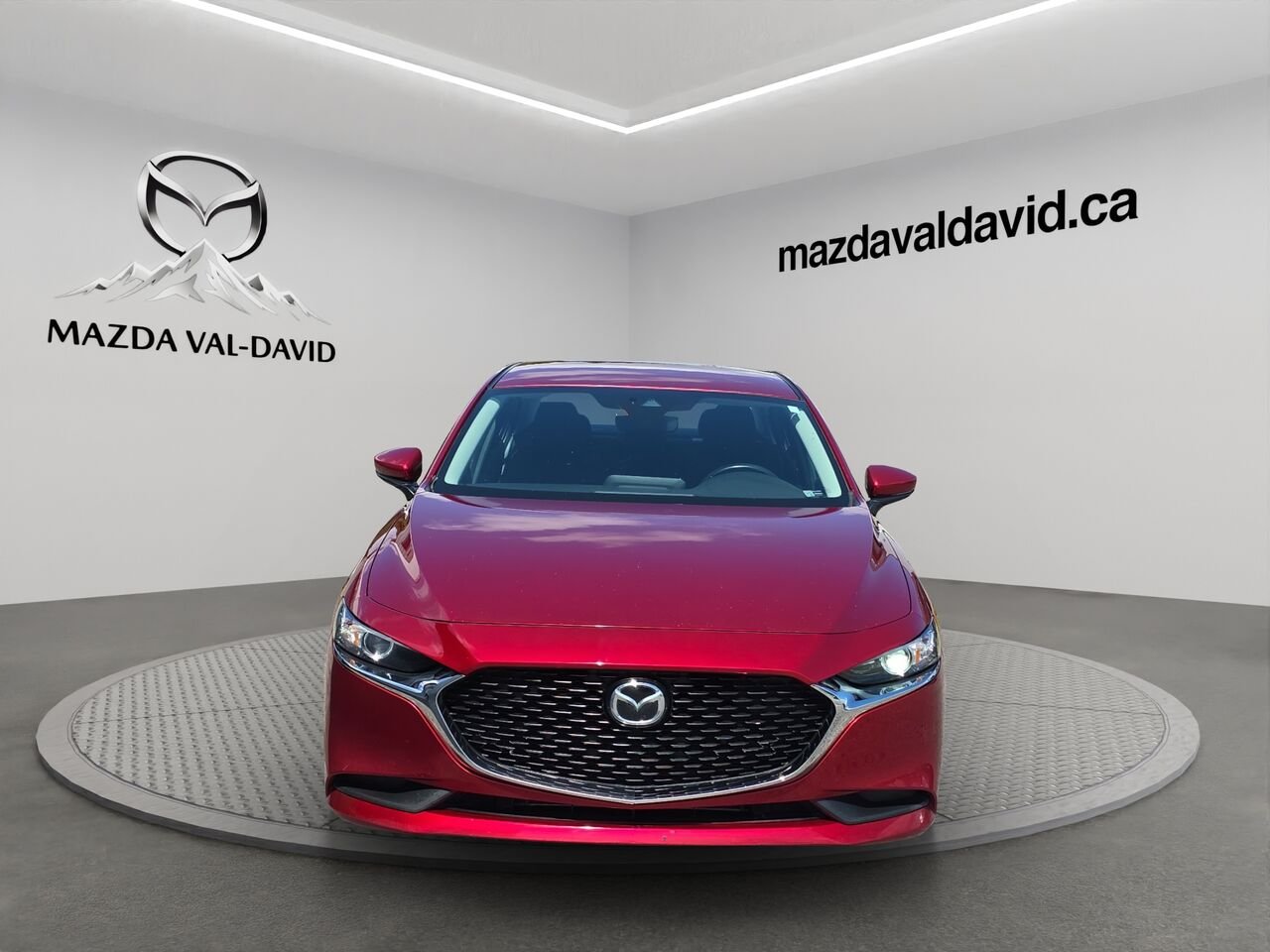 Mazda Mazda3 GS TI i-ACTIV BA, commande audio au volant, cruise control, volant chauffant 2022 Rouge Val-David - photo #2
