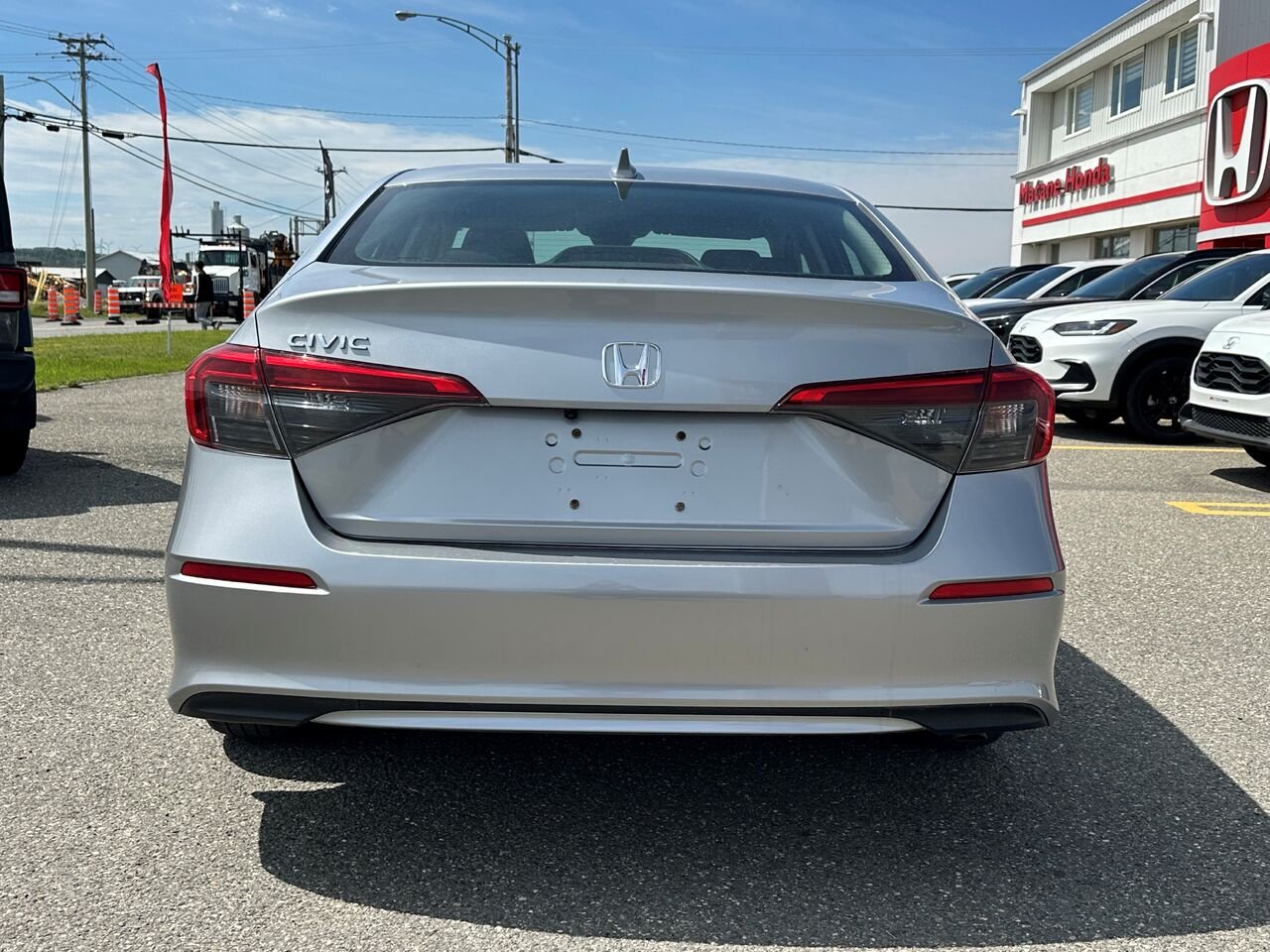 2022 Honda CIVIC LX CIVIC LX Silver Matane - photo #3