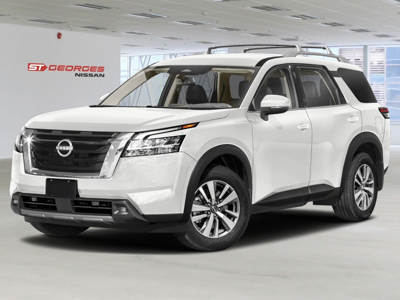 Nissan Pathfinder 2023 Blanc Saint-Georges - photo #0