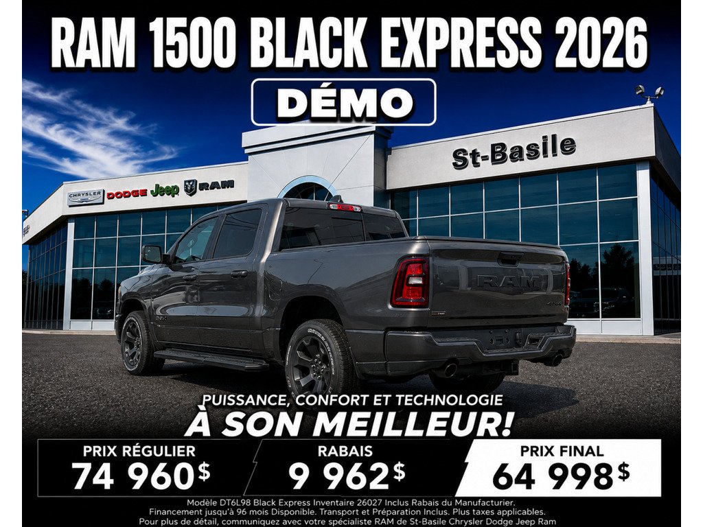 Ram 1500 2026 Gris Saint-Basile-le-Grand - photo #3