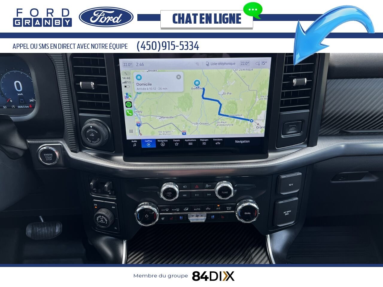 Ford F-150 RAPTOR 37 802A 2025 Vert Granby - photo #12