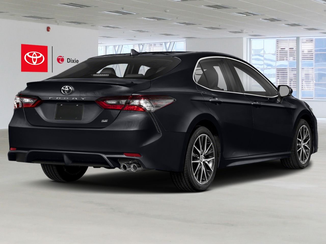 2023 Toyota Camry SE / CLEAN CARFAX / HEATED SEATS / ALLOY WHEELS / TOYOTA SAFETY SENSE / CARPLAY AND ANDROID AUTO Black Mississauga - photo #2