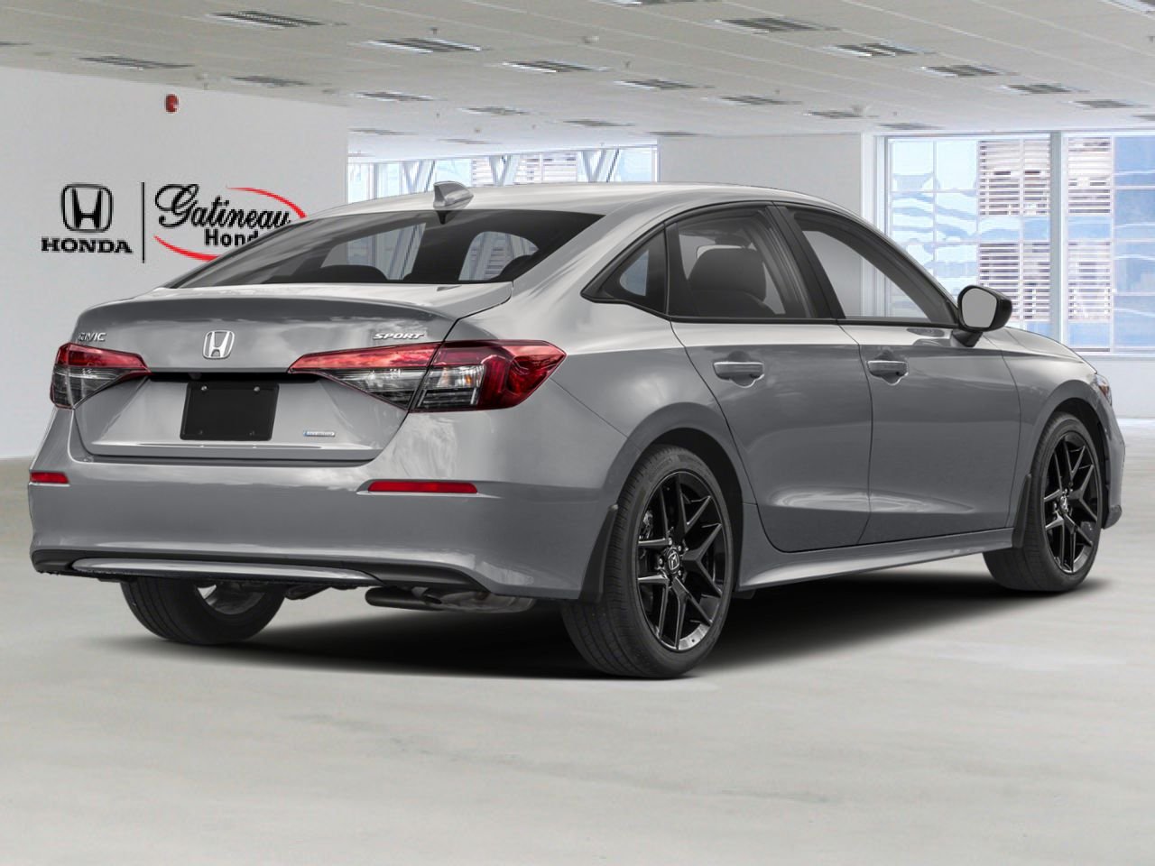 Honda Civic hybride berline Sport eCVT 2026 Gris Gatineau - photo #1