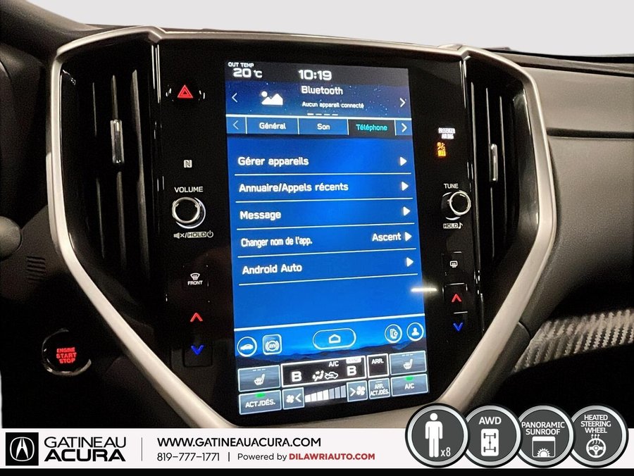 Subaru Ascent *** UN PROPRIO + CLEAN CARFAX + BAS KILOMÉTRAGE*** 2023 Noir