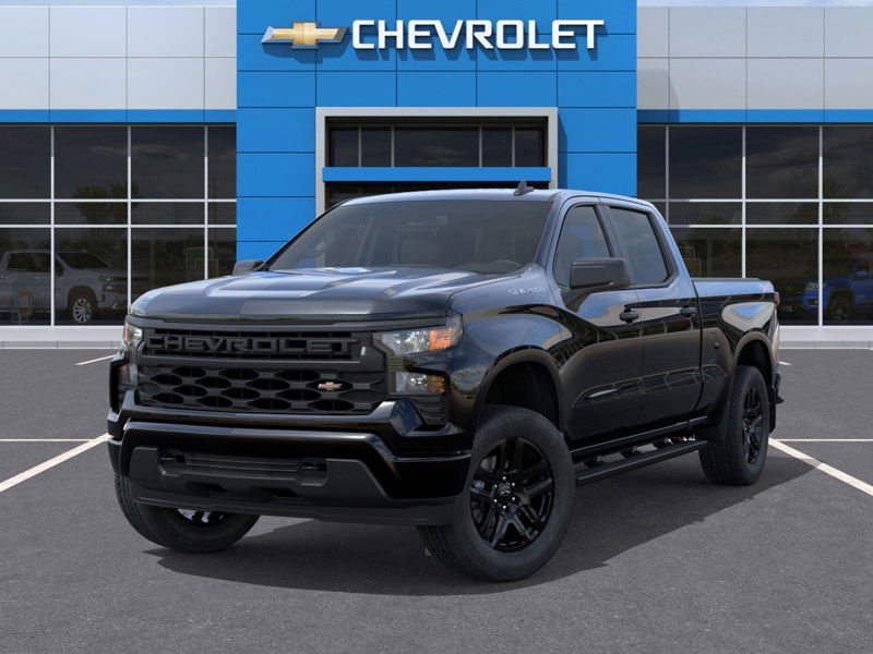 2026 CHEVROLET Silverado 1500 Custom cabine multiplace 4RM 157 po Black Gatineau - photo #5