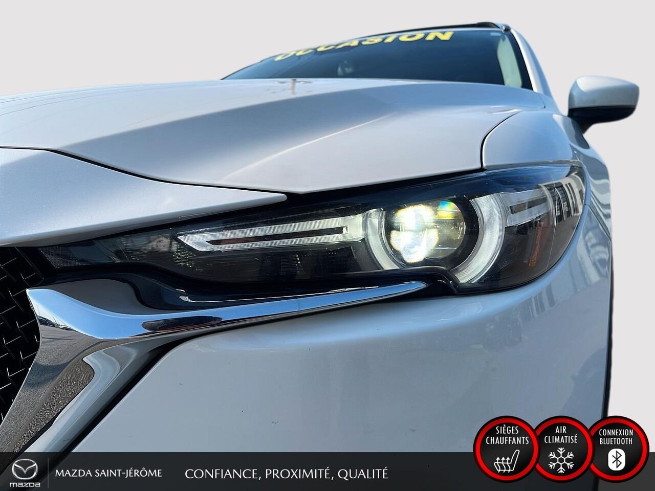 Mazda CX-5 GT | TOIT OUVRANT | CUIR | NAVIGATION | AWD | 2021 Blanc Saint-Jérôme - photo #1