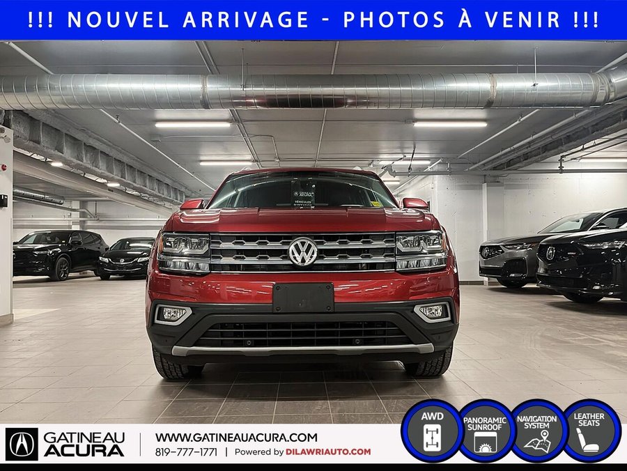 Volkswagen Atlas *** UN PROPRIO + CLEAN CARFAX *** 2018 Rouge