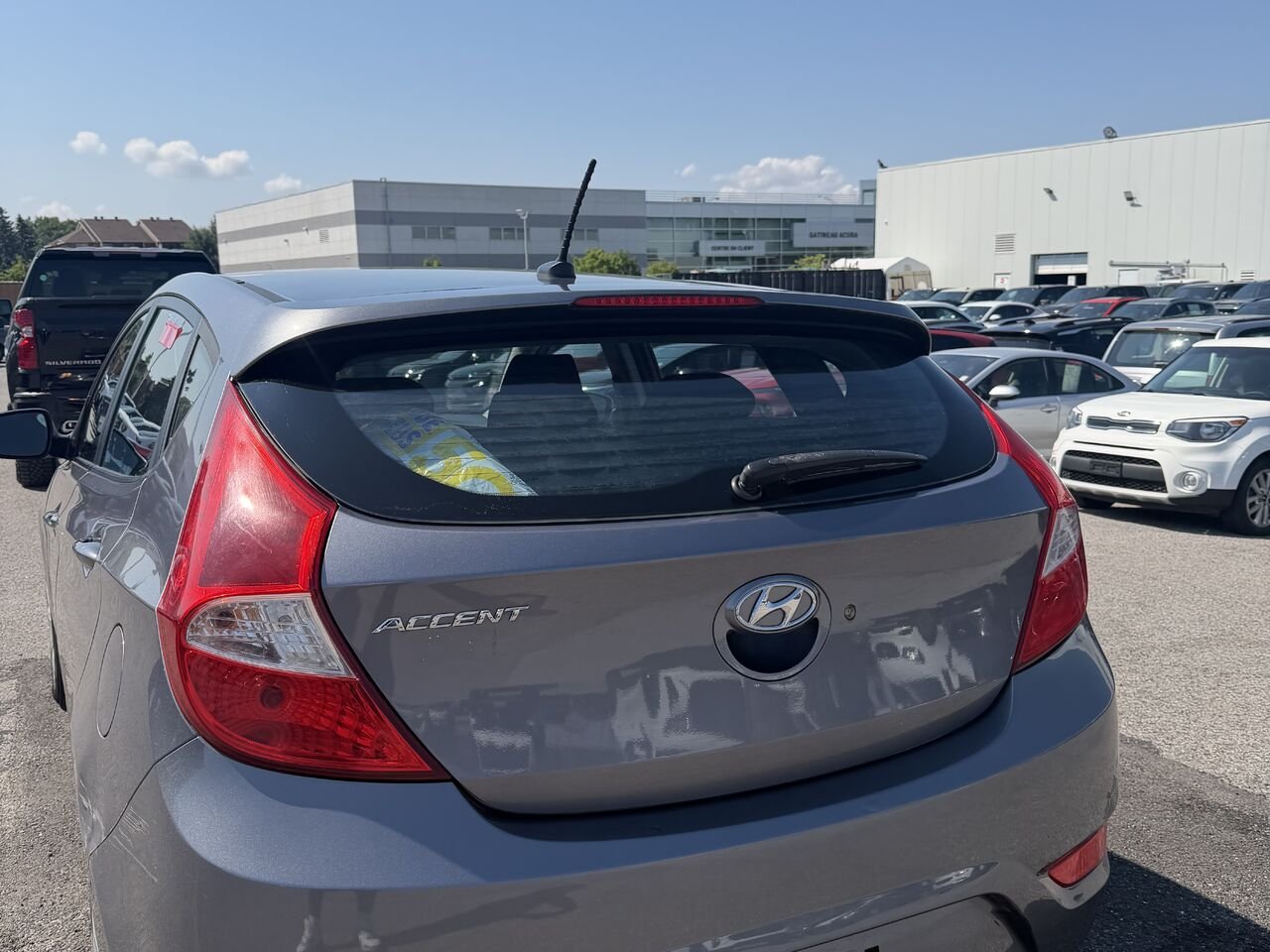2014 HYUNDAI ACCENT GLS/GS Voiture à hayon, 5 portes, boîte automatique GL Grey Gatineau - photo #8