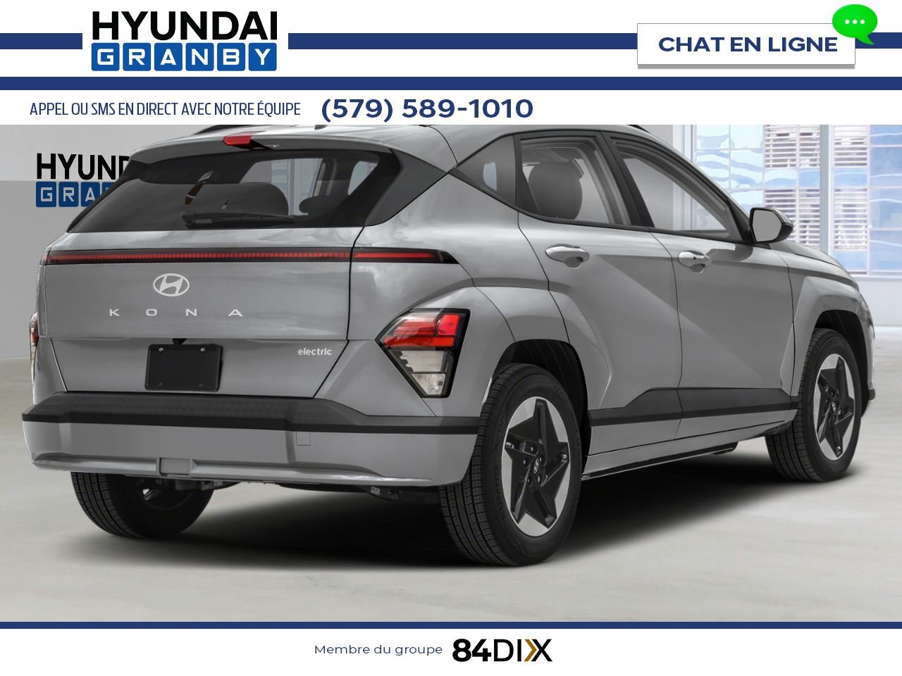 2026 HYUNDAI Kona Electric Cyber Grey Granby - photo #1