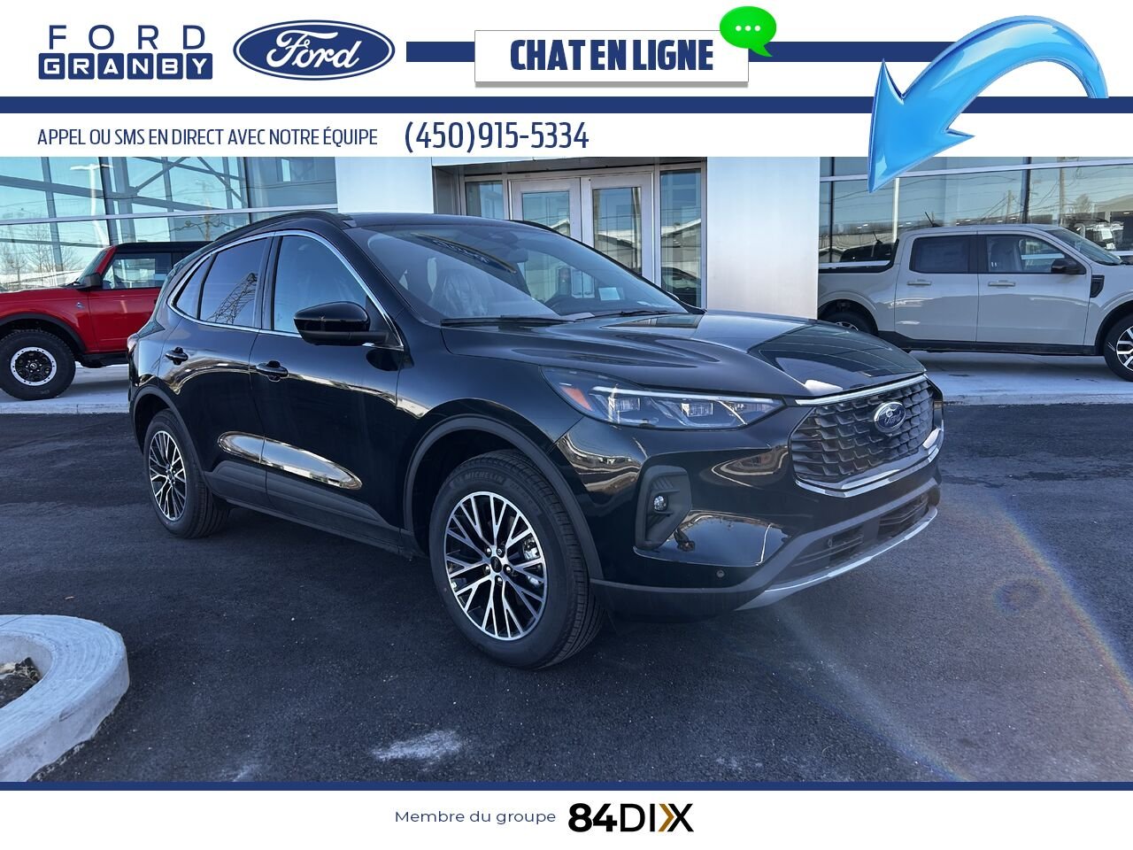 2025 Ford Escape Agate Black Metallic Granby - photo #0