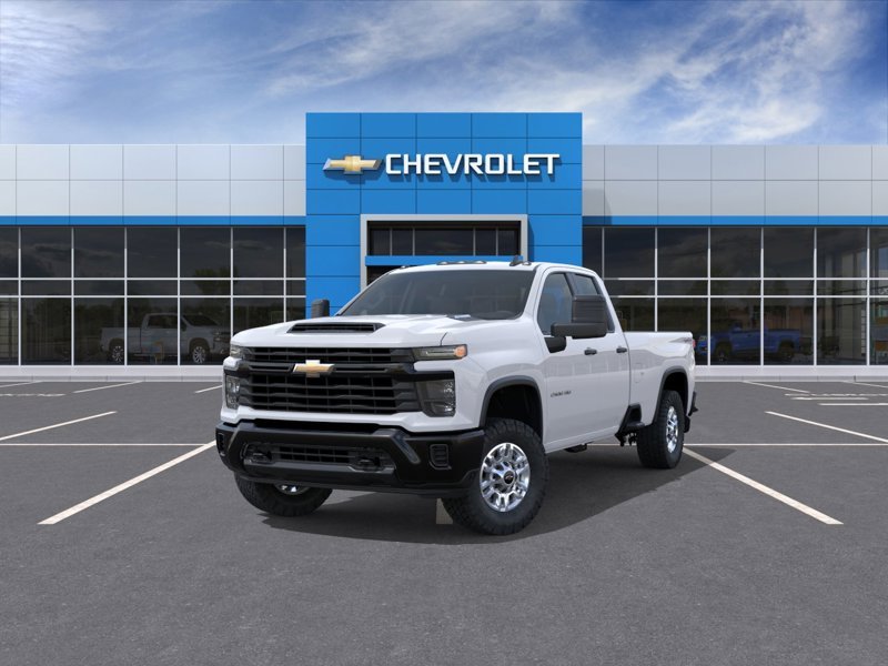 2026 CHEVROLET Silverado 2500HD K2500 HD SILVERADO DOUBLE CAB WT L/BOX DURAMAX (1WT) SUMMIT WHITE Rivière-du-Loup - photo #0