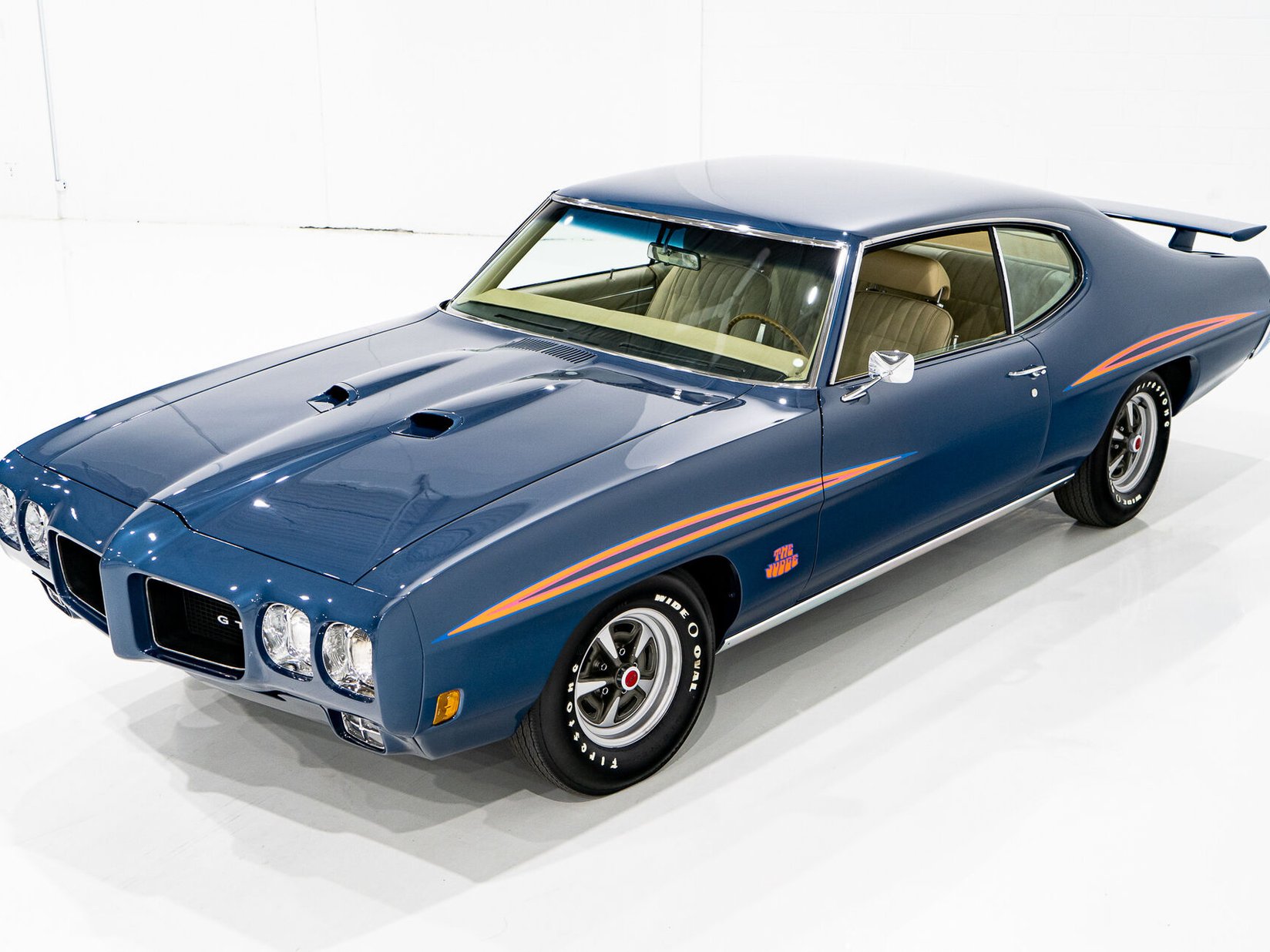 Pontiac GTO The Judge Matching# Ram Air III 4-speed **PRIX EN USD** 1970 Bleu Montréal - photo #31