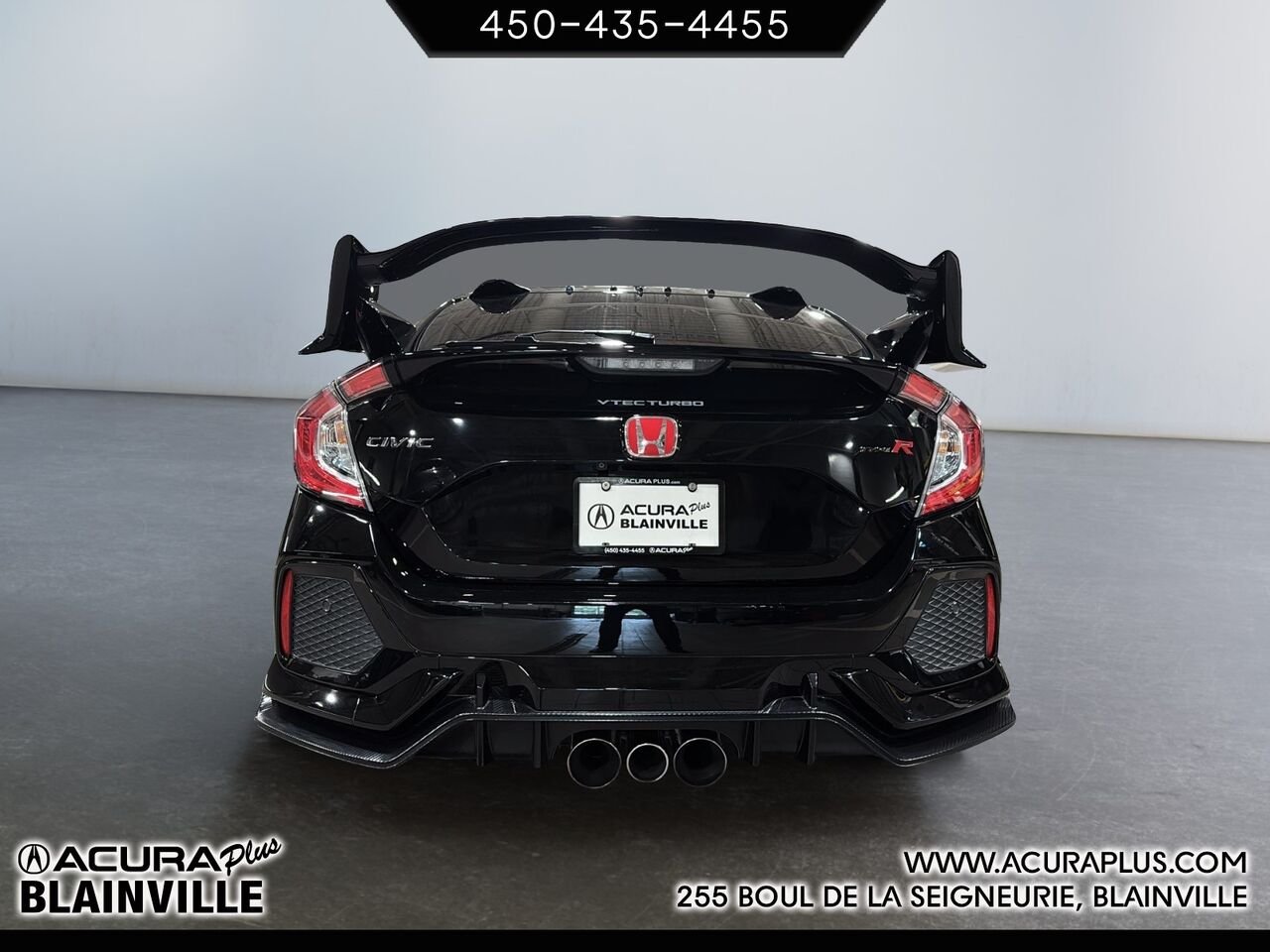 2018 Honda Civic Type R Black Blainville - photo #2